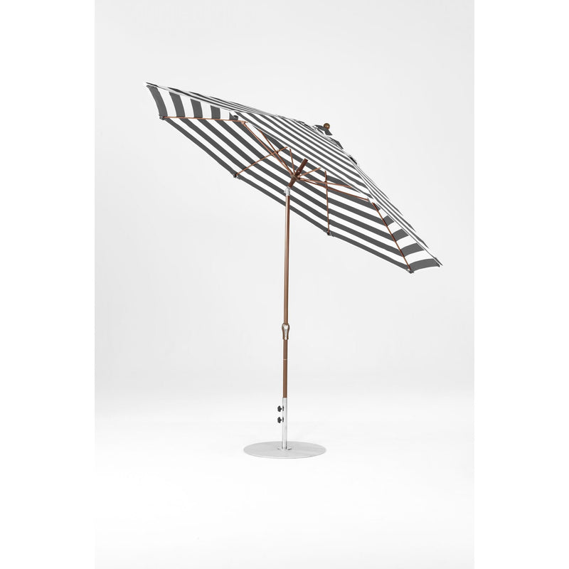 11 Ft Octagonal Frankford Patio Umbrella- Crank Auto-Tilt- Matte Bronze Frame