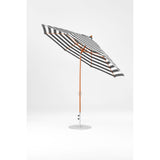 11 Ft Octagonal Frankford Patio Umbrella- Crank Auto-Tilt- Wood Grain Frame