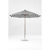 11 Ft Octagonal Frankford Patio Umbrella- Crank Lift- Matte Bronze Frame