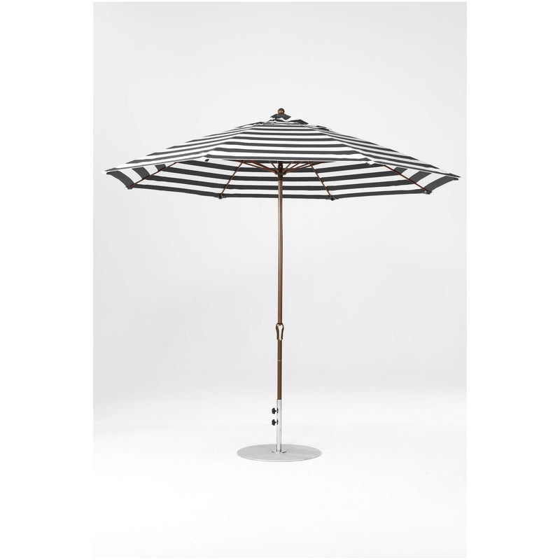 11 Ft Octagonal Frankford Patio Umbrella- Crank Lift- Matte Bronze Frame