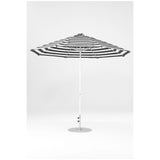 11 Ft Octagonal Frankford Patio Umbrella- Crank Lift- Matte White Frame
