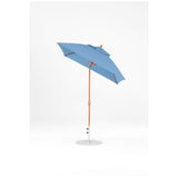 6.5 Ft Frankford Square Patio Umbrella- Crank Auto-Tilt- Wood Grain Frame