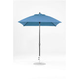 7.5 Ft Square Frankford Patio Umbrella- Crank Lift- Matte Black Frame