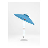 7.5 Ft Octagonal Frankford Patio Umbrella- Crank Auto-Tilt- Wood Grain Frame