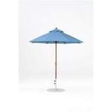 7.5 Ft Octagonal Frankford Patio Umbrella- Crank Lift- Matte Bronze Frame