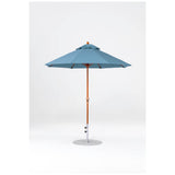 7.5 Ft Octagonal Frankford Patio Umbrella- Crank Lift- Wood Grain Frame
