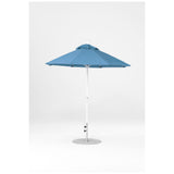 7.5 Ft Octagonal Frankford Patio Umbrella- Crank Lift- Matte White Frame