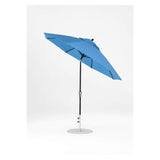 9 Ft Octagonal Frankford Patio Umbrella- Crank Auto-Tilt- Matte Black Frame