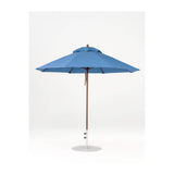 9 Ft Octagonal Frankford Patio Umbrella- Pulley Lift- Matte Bronze Frame
