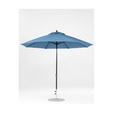 11 Ft Octagonal Frankford Patio Umbrella- Crank Lift- Matte Black Frame