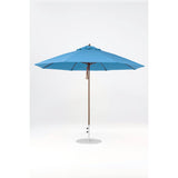11 Ft Octagonal Frankford Patio Umbrella- Pulley Lift- Matte Bronze Frame