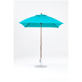 7.5 Ft Square Frankford Patio Umbrella- Crank Lift- Matte Bronze Frame