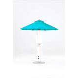 7.5 Ft Octagonal Frankford Patio Umbrella- Crank Lift- Matte Bronze Frame