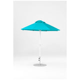 7.5 Ft Octagonal Frankford Patio Umbrella- Crank Lift- Matte White Frame