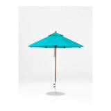 7.5 Ft Octagonal Frankford Patio Umbrella- Pulley Lift- Matte Bronze Frame