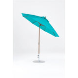 9 Ft Octagonal Frankford Patio Umbrella- Crank Auto-Tilt- Matte Bronze Frame