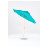 9 Ft Octagonal Frankford Patio Umbrella- Crank Auto-Tilt- Wood Grain Frame