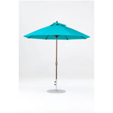 9 Ft Octagonal Frankford Patio Umbrella- Crank Lift- Matte Bronze Frame