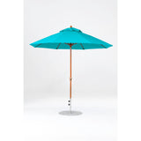 9 Ft Octagonal Frankford Patio Umbrella- Crank Lift- Wood Grain Frame