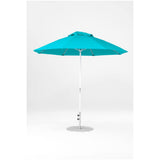 9 Ft Octagonal Frankford Patio Umbrella- Crank Lift- Matte White Frame