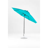 11 Ft Octagonal Frankford Patio Umbrella- Crank Auto-Tilt- Matte Black Frame