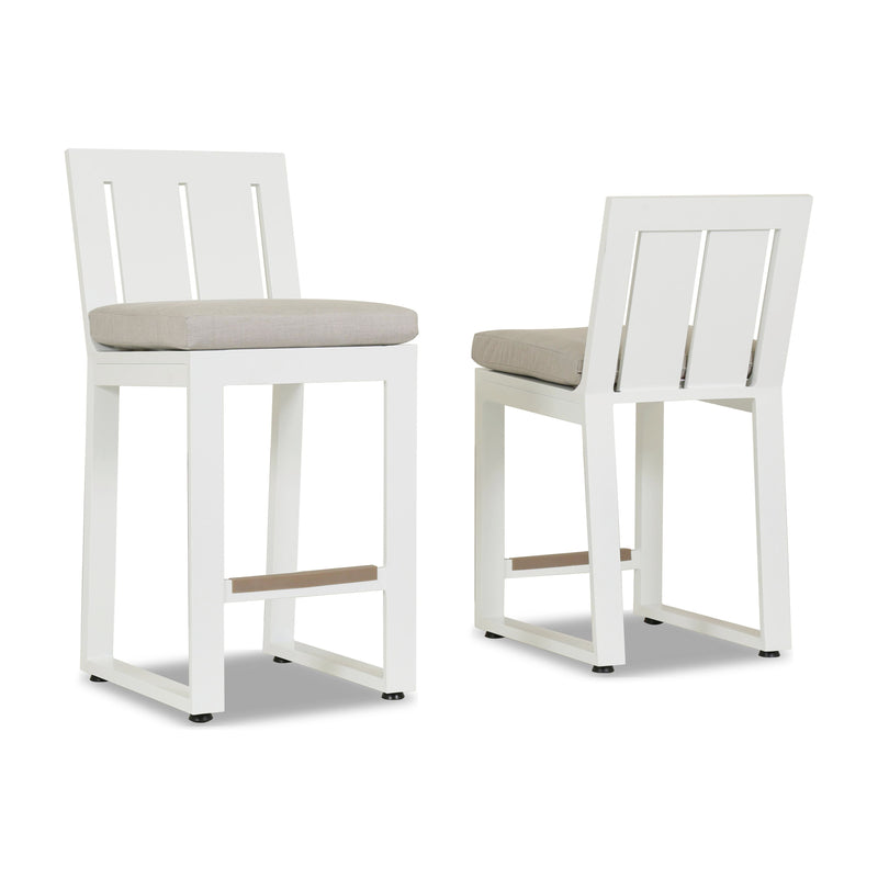 Sunset West Newport Bar Stool | 4801-7B newport-barstool-with-cushion-in-cast-silver Bar Stools Sunset West 4801-7B_7CS_Copy.jpg