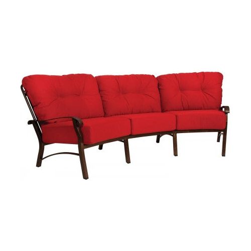 Woodard Cortland Cushion Crescent Sofa | 4Z0464