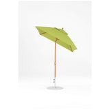 6.5 Ft Frankford Square Patio Umbrella- Crank Auto-Tilt- Wood Grain Frame