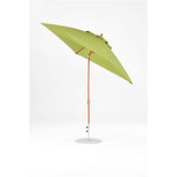 7.5 Ft Frankford Square Patio Umbrella- Crank Auto-Tilt- Wood Grain Frame