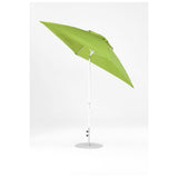 7.5 Ft Frankford Square Patio Umbrella- Crank Auto-Tilt- Matte White Frame