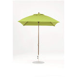 7.5 Ft Square Frankford Patio Umbrella- Crank Lift- Matte Bronze Frame