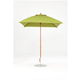 7.5 Ft Square Frankford Patio Umbrella- Crank Lift- Wood Grain Frame