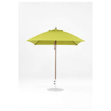 7.5 Ft Square Frankford Patio Umbrella- Pulley Lift- Matte Bronze Frame