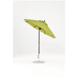 7.5 Ft Octagonal Frankford Patio Umbrella- Crank Auto-Tilt- Matte Black Frame