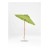 7.5 Ft Octagonal Frankford Patio Umbrella- Crank Auto-Tilt- Wood Grain Frame