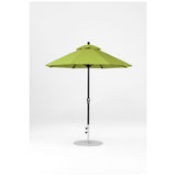 7.5 Ft Octagonal Frankford Patio Umbrella- Crank Lift- Matte Black Frame