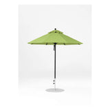 7.5 Ft Octagonal Frankford Patio Umbrella- Pulley Lift- Matte Black Frame