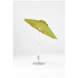 7.5 Ft Octagonal Frankford Patio Umbrella- Crank Auto-Tilt- Matte White Frame