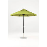 9 Ft Octagonal Frankford Patio Umbrella- Crank Lift- Matte Black Frame