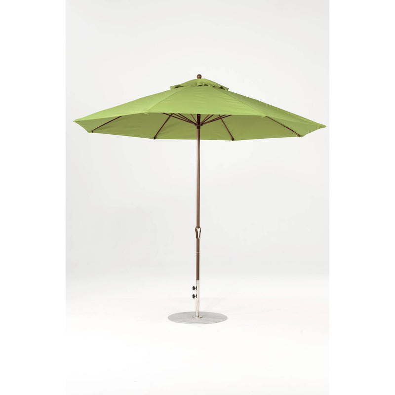 11 Ft Octagonal Frankford Patio Umbrella- Crank Lift- Matte Bronze Frame