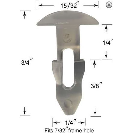 Porch Rivets Small Double Wrap Rivet Item #30-513 | Qty 100 (replaces old model 30 ...