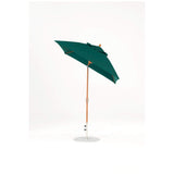 6.5 Ft Frankford Square Patio Umbrella- Crank Auto-Tilt- Wood Grain Frame