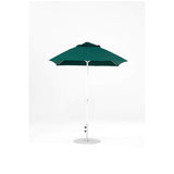 6.5 Ft Square Frankford Patio Umbrella- Crank Lift- Matte White Frame