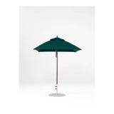 6.5 Ft Square Frankford Patio Umbrella- Pulley Lift- Matte Bronze Frame