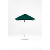 6.5 Ft Square Frankford Patio Umbrella- Pulley Lift- Matte White Frame
