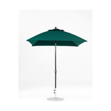7.5 Ft Square Frankford Patio Umbrella- Crank Lift- Matte Black Frame