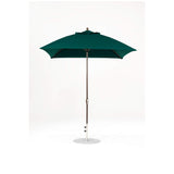 7.5 Ft Square Frankford Patio Umbrella- Crank Lift- Matte Bronze Frame