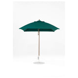 7.5 Ft Square Frankford Patio Umbrella- Pulley Lift- Matte Bronze Frame