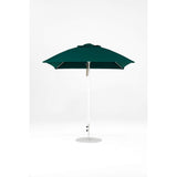 7.5 Ft Square Frankford Patio Umbrella- Pulley Lift- Matte White Frame