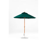 7.5 Ft Octagonal Frankford Patio Umbrella- Crank Lift- Wood Grain Frame